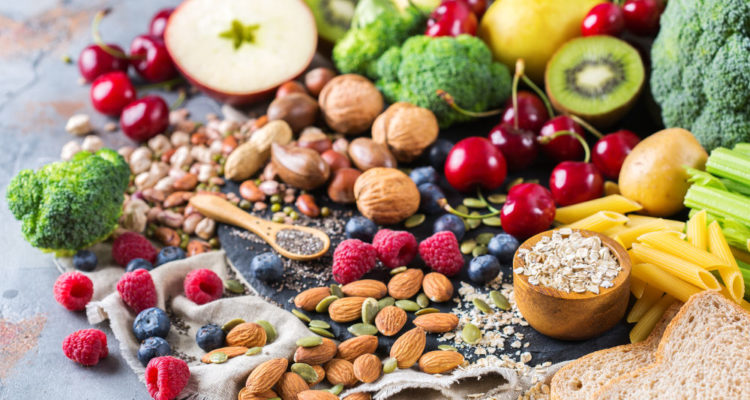 Fruits et légumes content de l'antioxydant bénéfique pour la santé